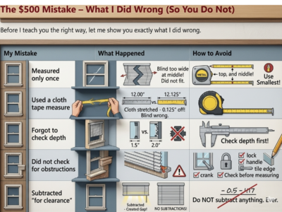 How to Measure for Made to Measure Blinds