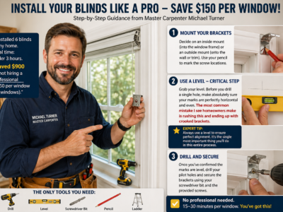 How to Install Made to Measure Blinds
