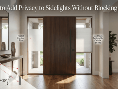 Add Privacy to Sidelights Without Blocking Light