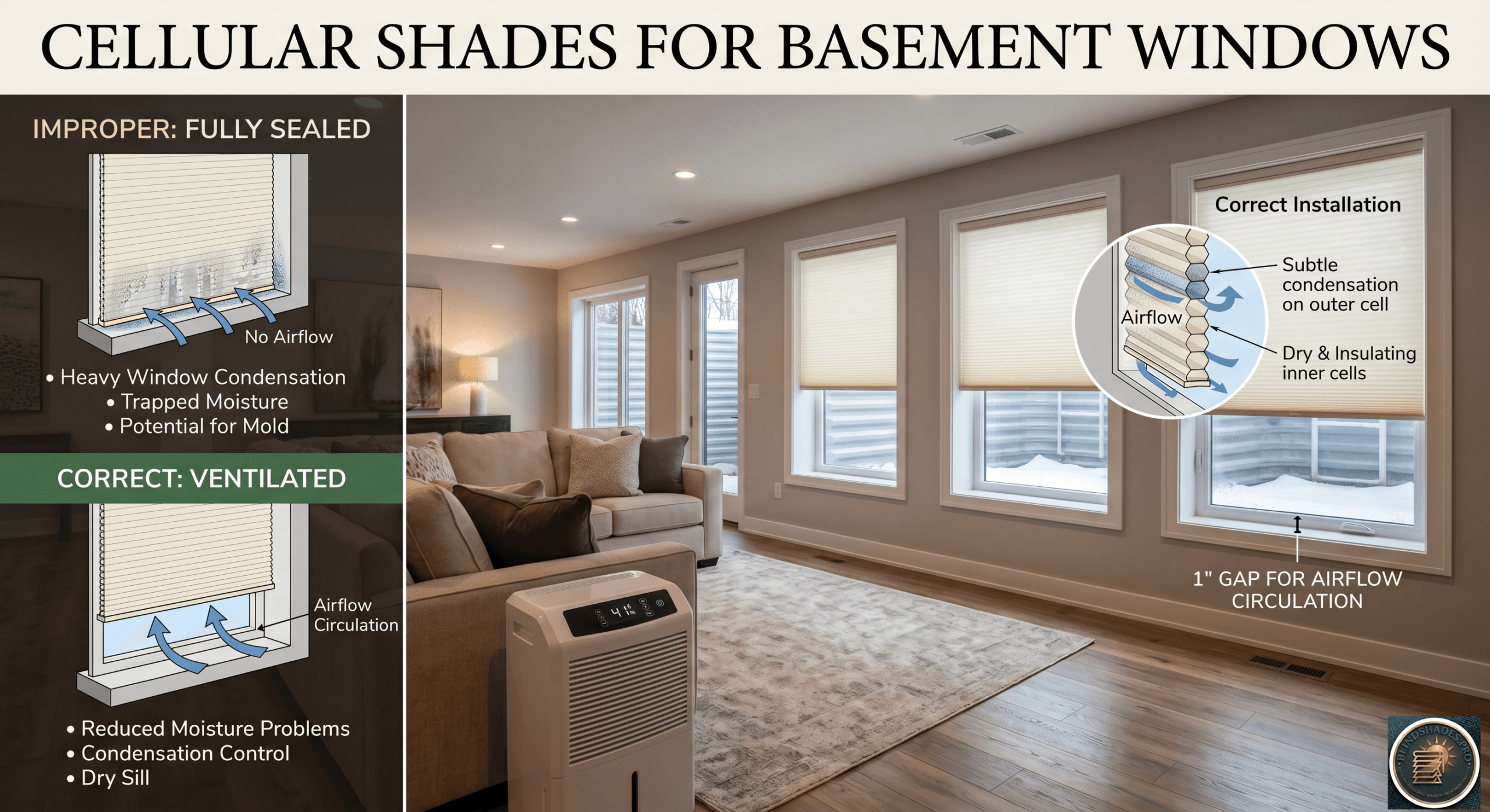 Are Cellular Shades Good for Basement Windows