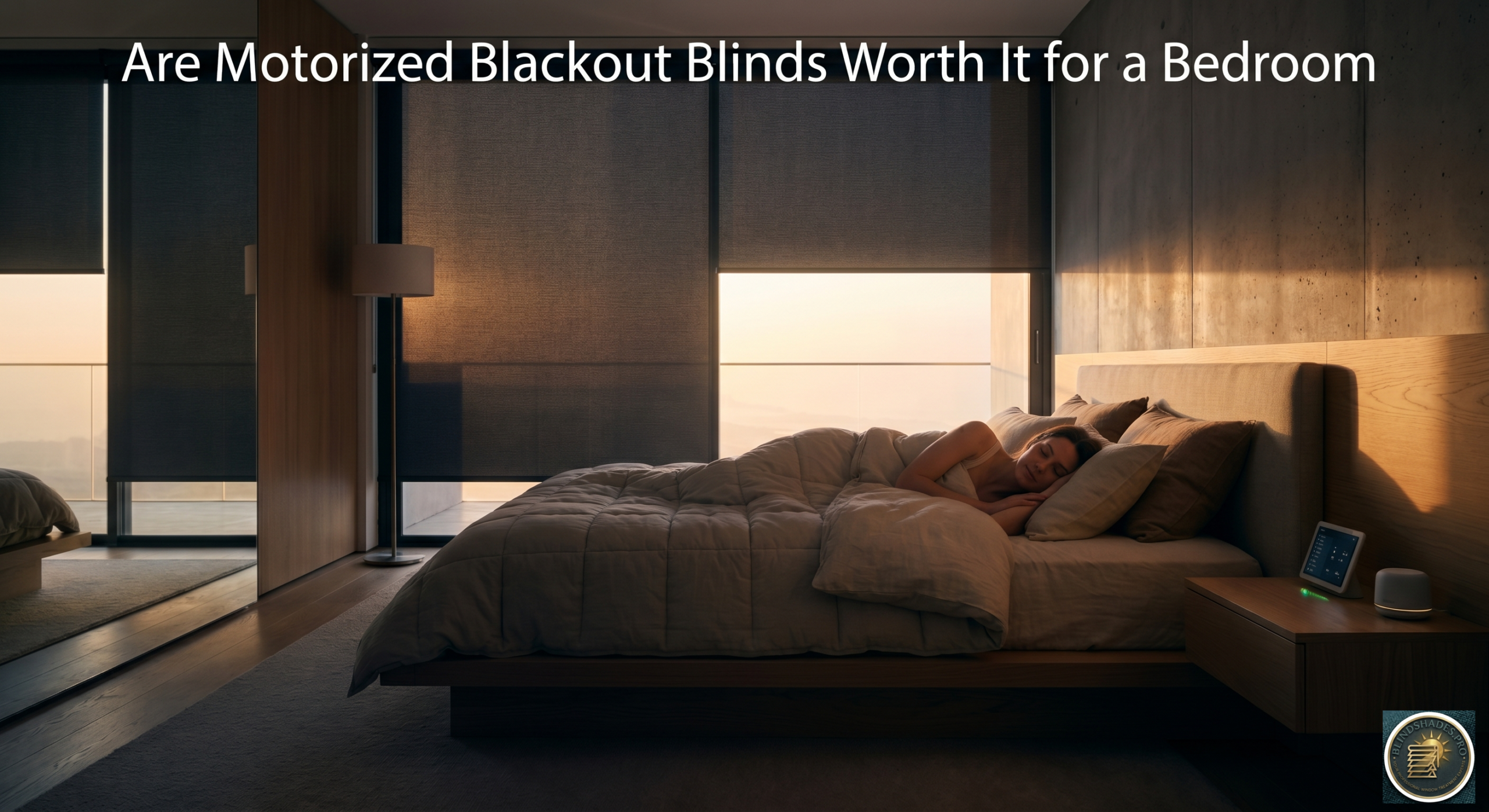 Are Motorized Blackout Blinds Worth It for a Bedroom