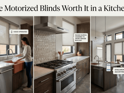 Are Motorized Blinds Good for Kitchen Windows