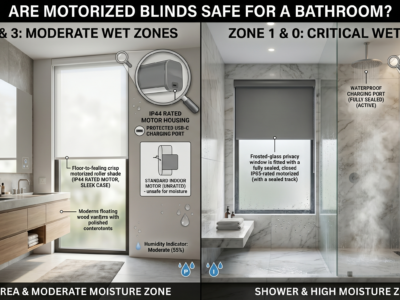 Are Motorized Blinds Safe for a Bathroom