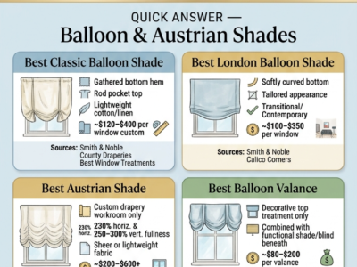 Best Balloon & Austrian Shades
