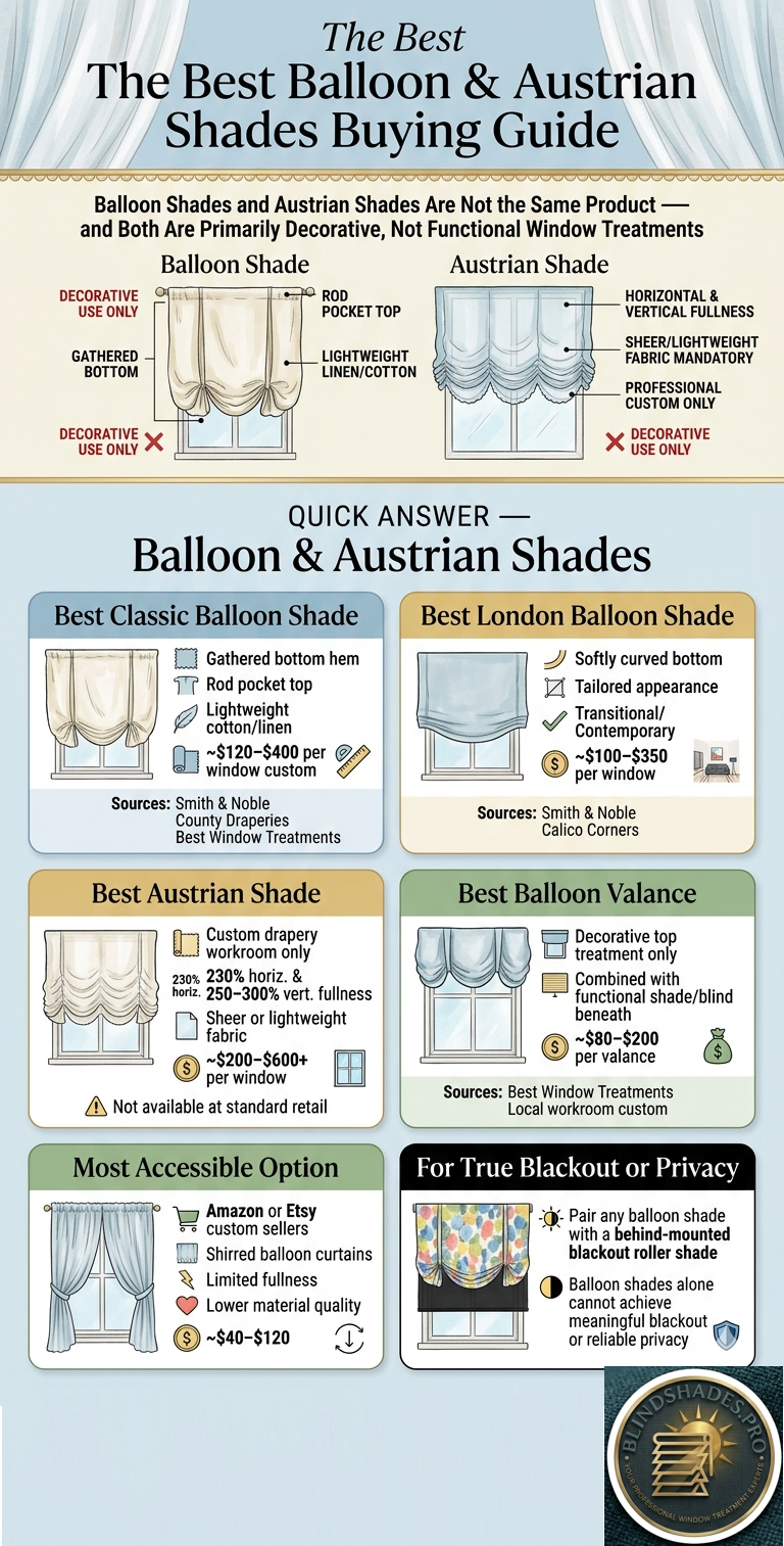 Best Balloon & Austrian Shades