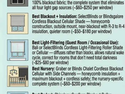 Best Bedroom Blinds & Shades