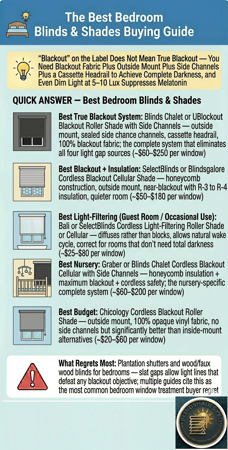 Best Bedroom Blinds & Shades