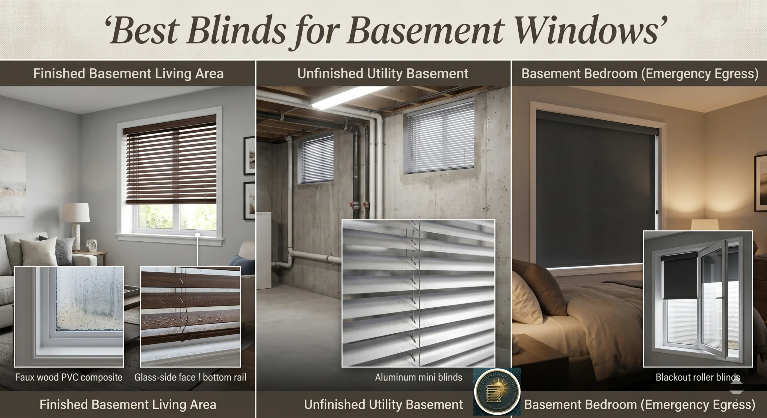What Are the Best Blinds for Basement Windows