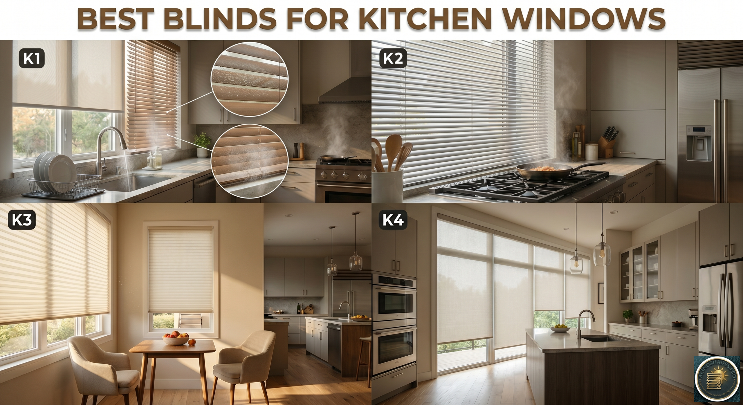 Best Blinds for Kitchen Windows