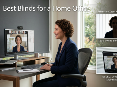 Best Blinds for a Home Office on Zoom
