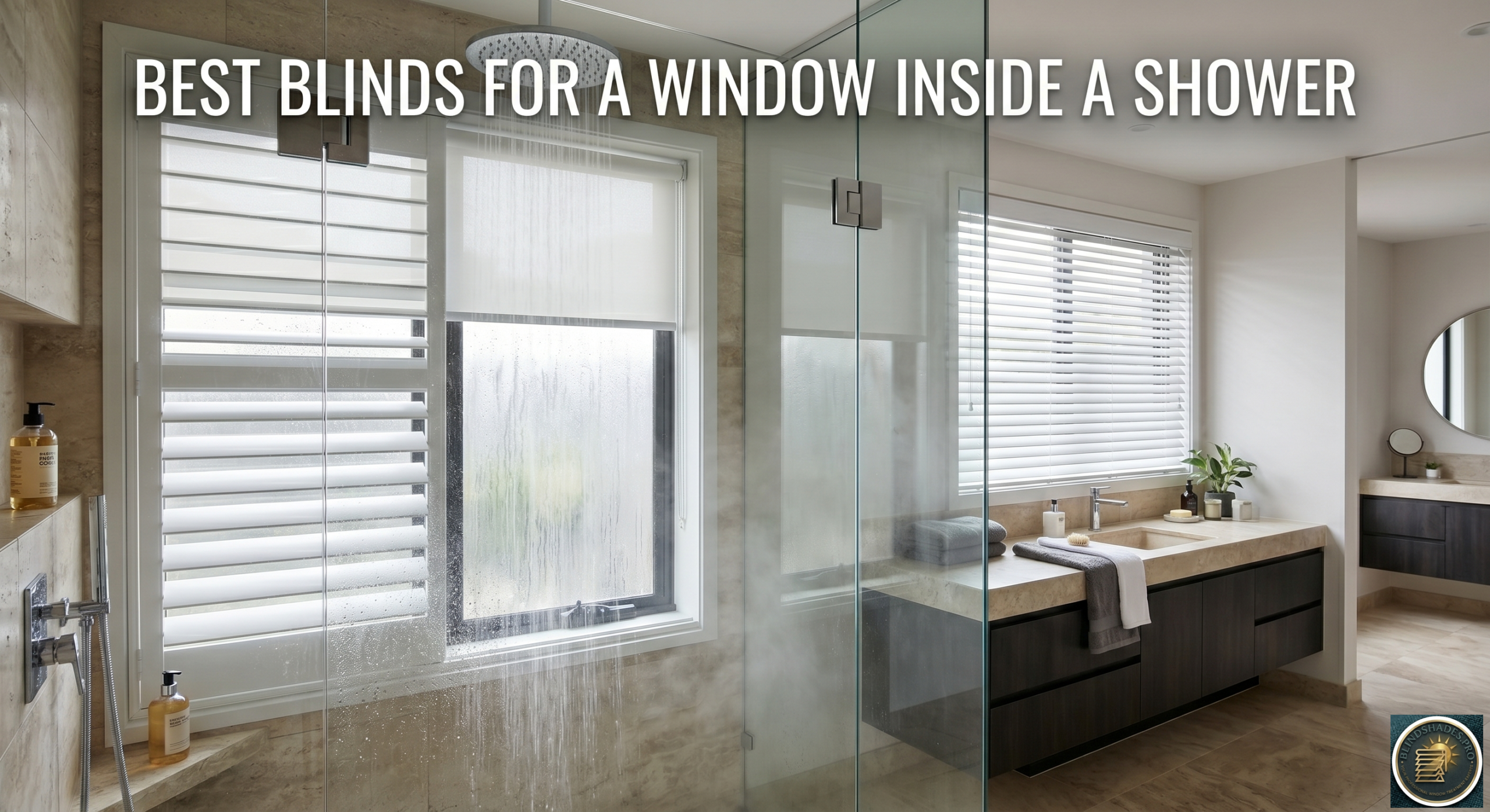 Best Blinds for a Window Inside a Shower