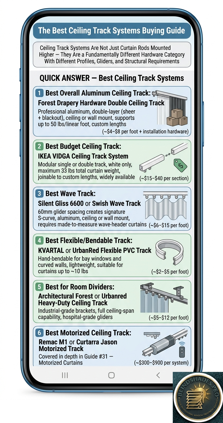 Best Ceiling Track Systems