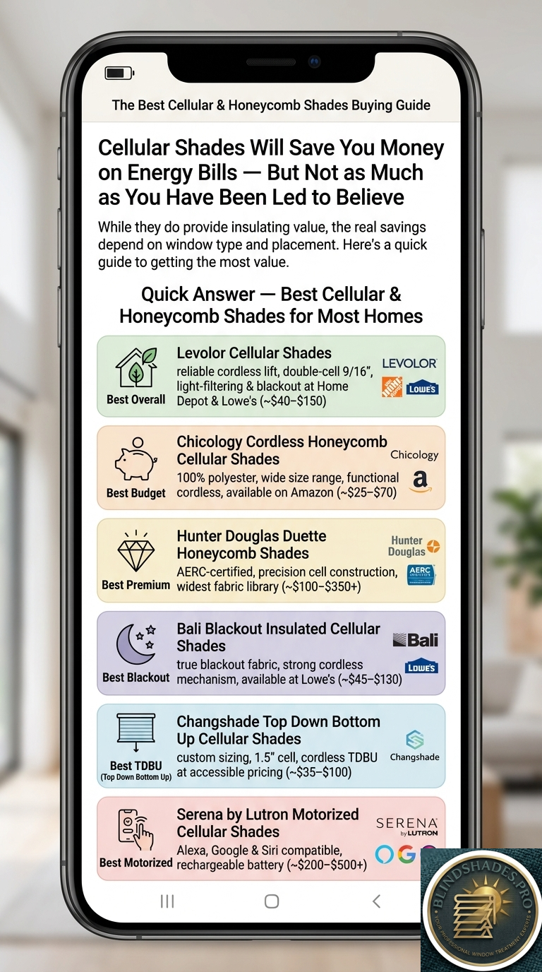 Best Cellular & Honeycomb Shades