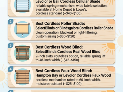 Best Cordless Blinds & Shades