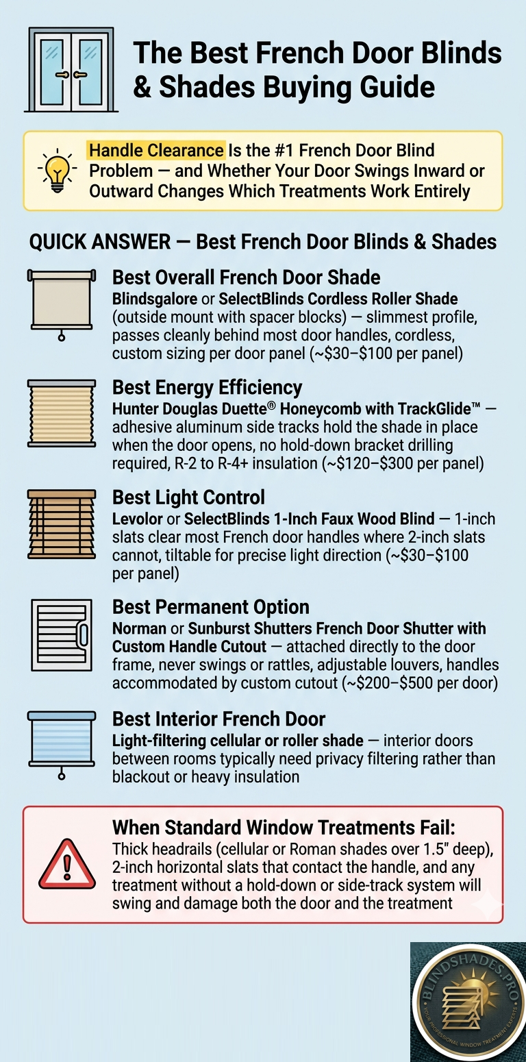 Best French Door Blinds & Shades