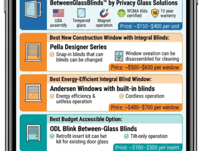 Best Integral & Between-Glass Blinds