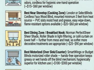 Best Kitchen Window Blinds & Shades