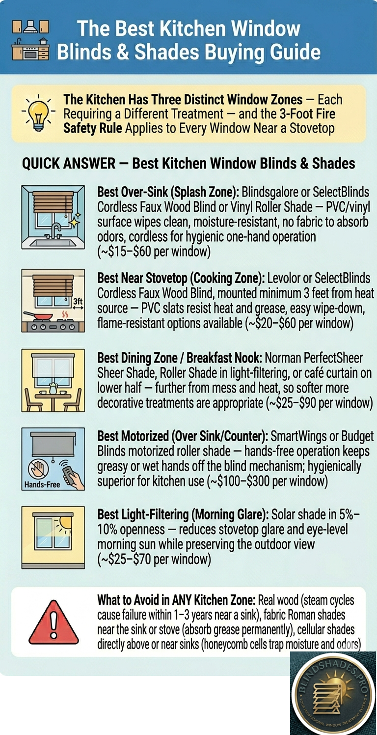 Best Kitchen Window Blinds & Shades