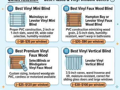 Best Plastic & Vinyl Window Covers