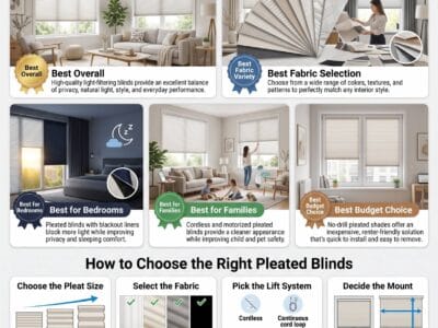 Best Pleated Blinds 2026: Complete Buying Guide