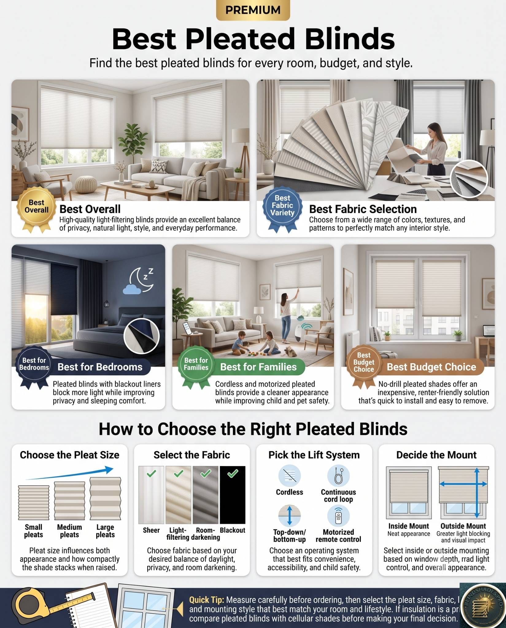 Best Pleated Blinds 2026: Complete Buying Guide