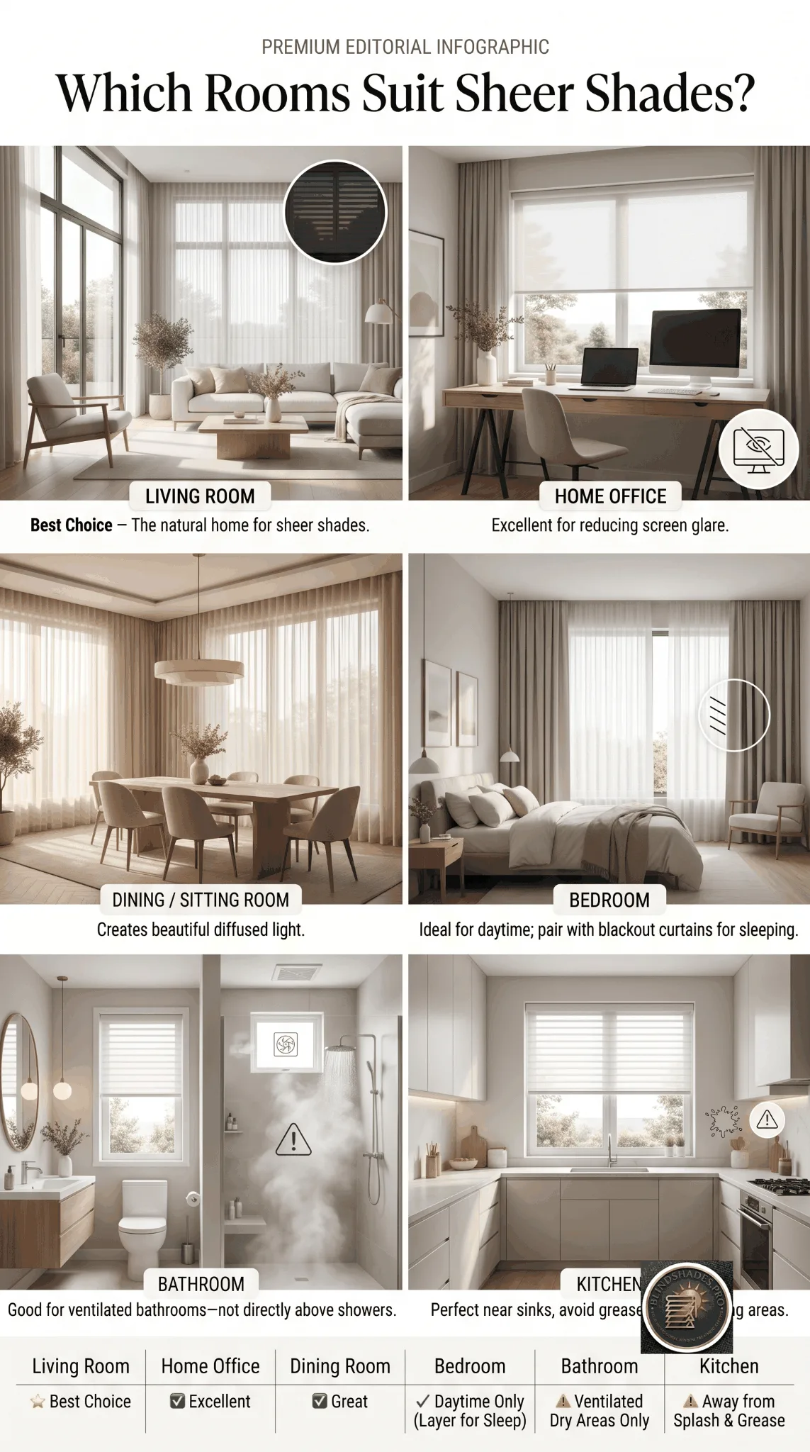 Best Sheer Shades 2026: Vanes, Views + the Value Tiers