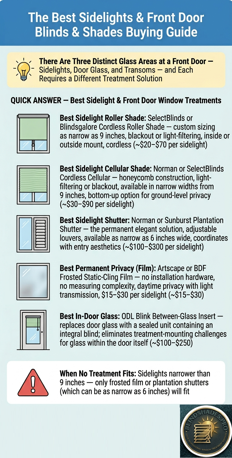 Best Sidelights & Front Door Blinds & Shades