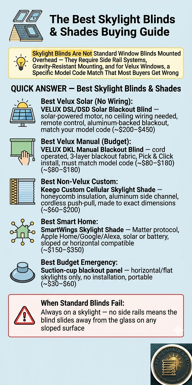 Best Skylight Blinds & Shades