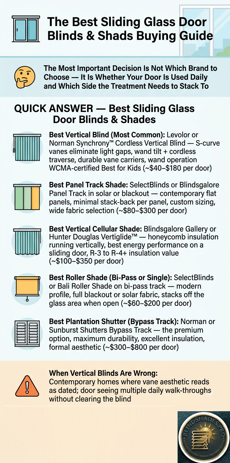 Best Sliding Glass Door Blinds & Shades