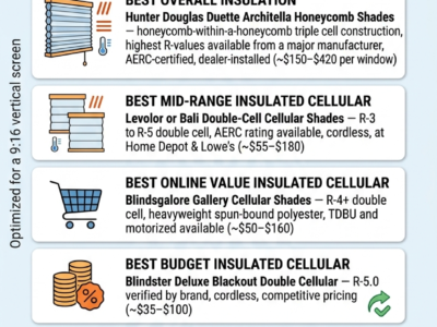 Best Thermal & Insulated Blinds