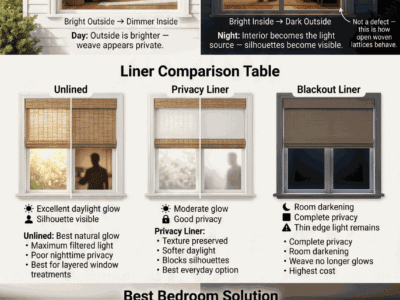 Best Woven Wood Shades 2026: Bamboo, Reed + Liner Guide