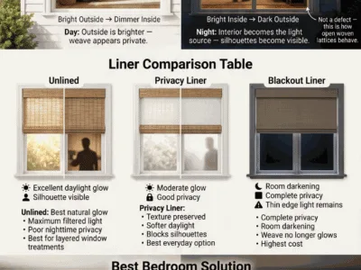 Best Woven Wood Shades 2026: Bamboo, Reed + Liner Guide