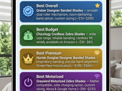 Best Zebra & Banded Shades
