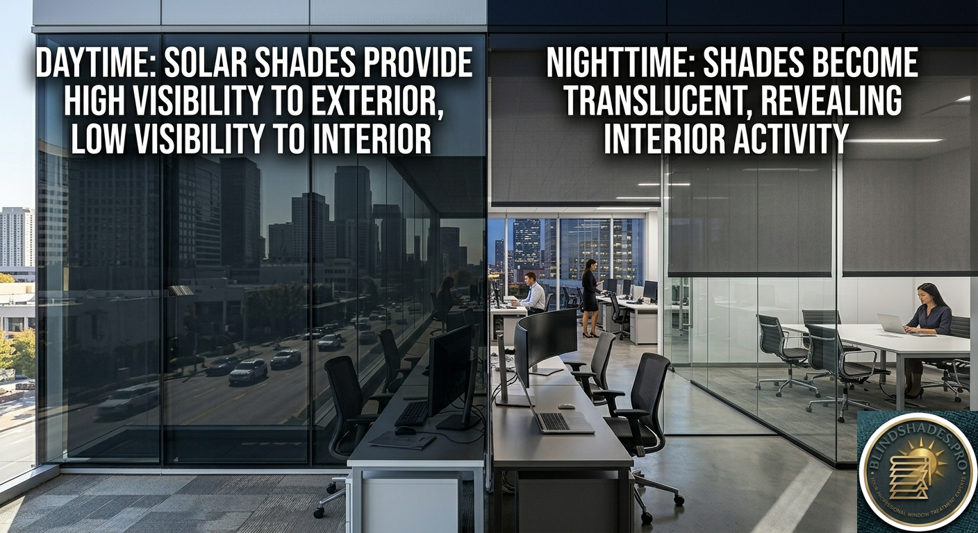 Can You See Through Solar Shades From Outside