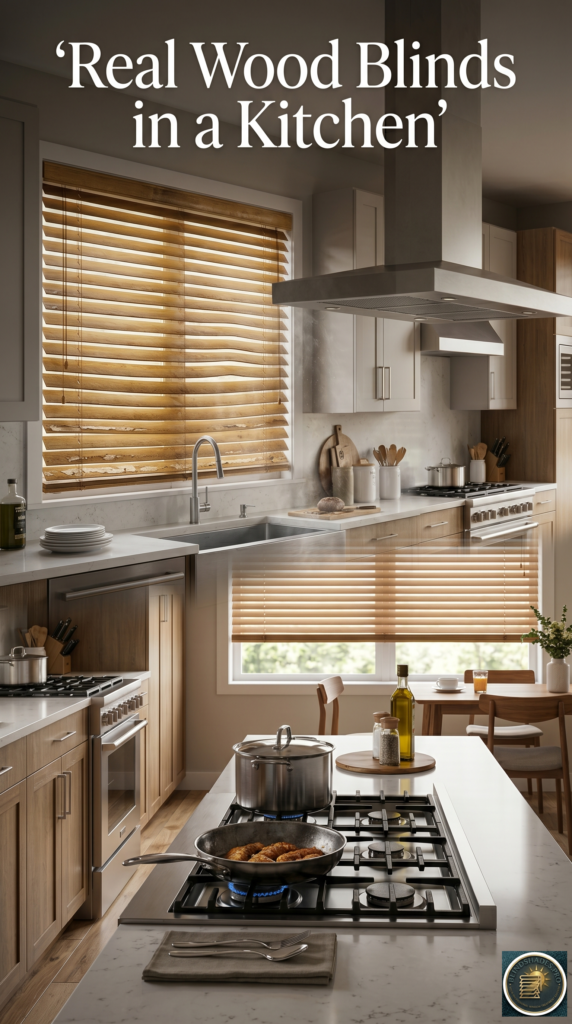 Can You Use Real Wood Blinds in a Kitchen