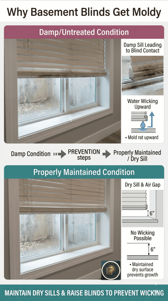 Do Basement Blinds Get Moldy