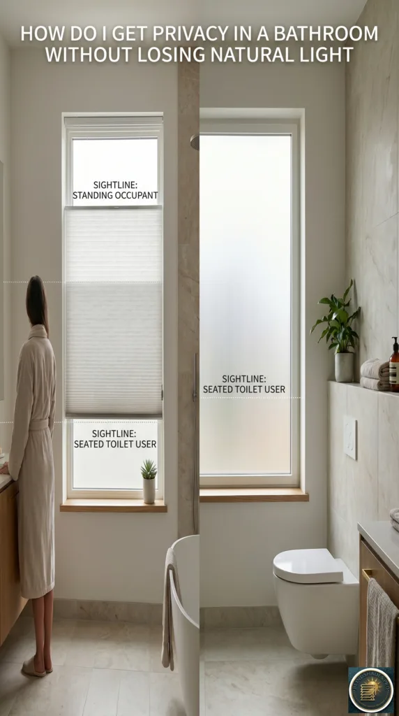 How Do I Get Privacy in a Bathroom Without Losing Natural Light