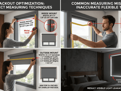 How Do I Measure Windows for Blackout Blinds
