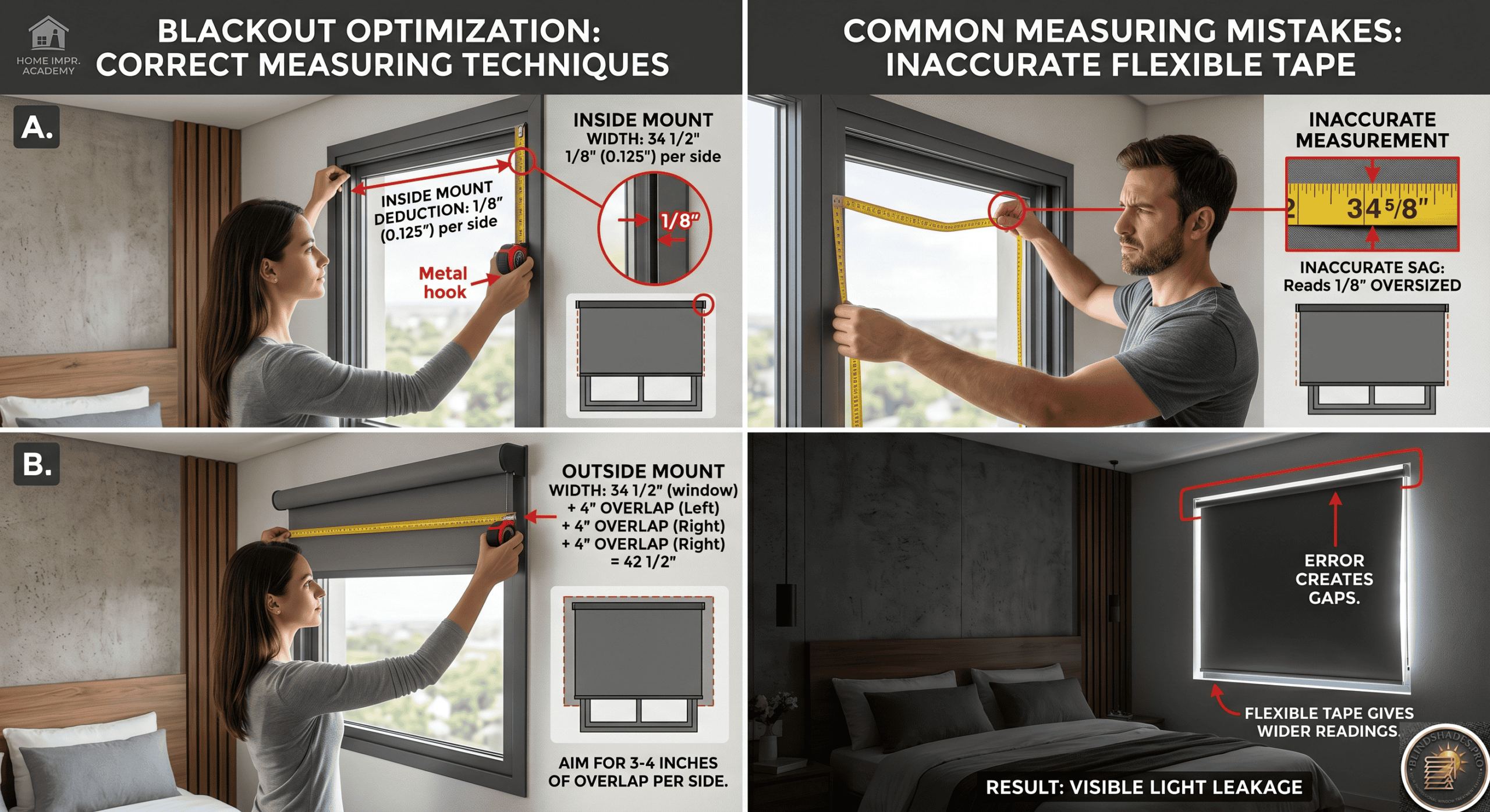 How Do I Measure Windows for Blackout Blinds