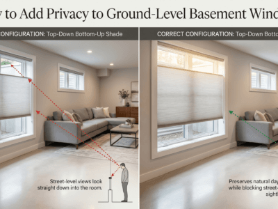 How Do You Add Privacy to Ground-Level Basement Windows