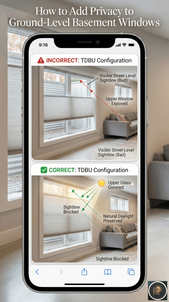 How Do You Add Privacy to Ground-Level Basement Windows