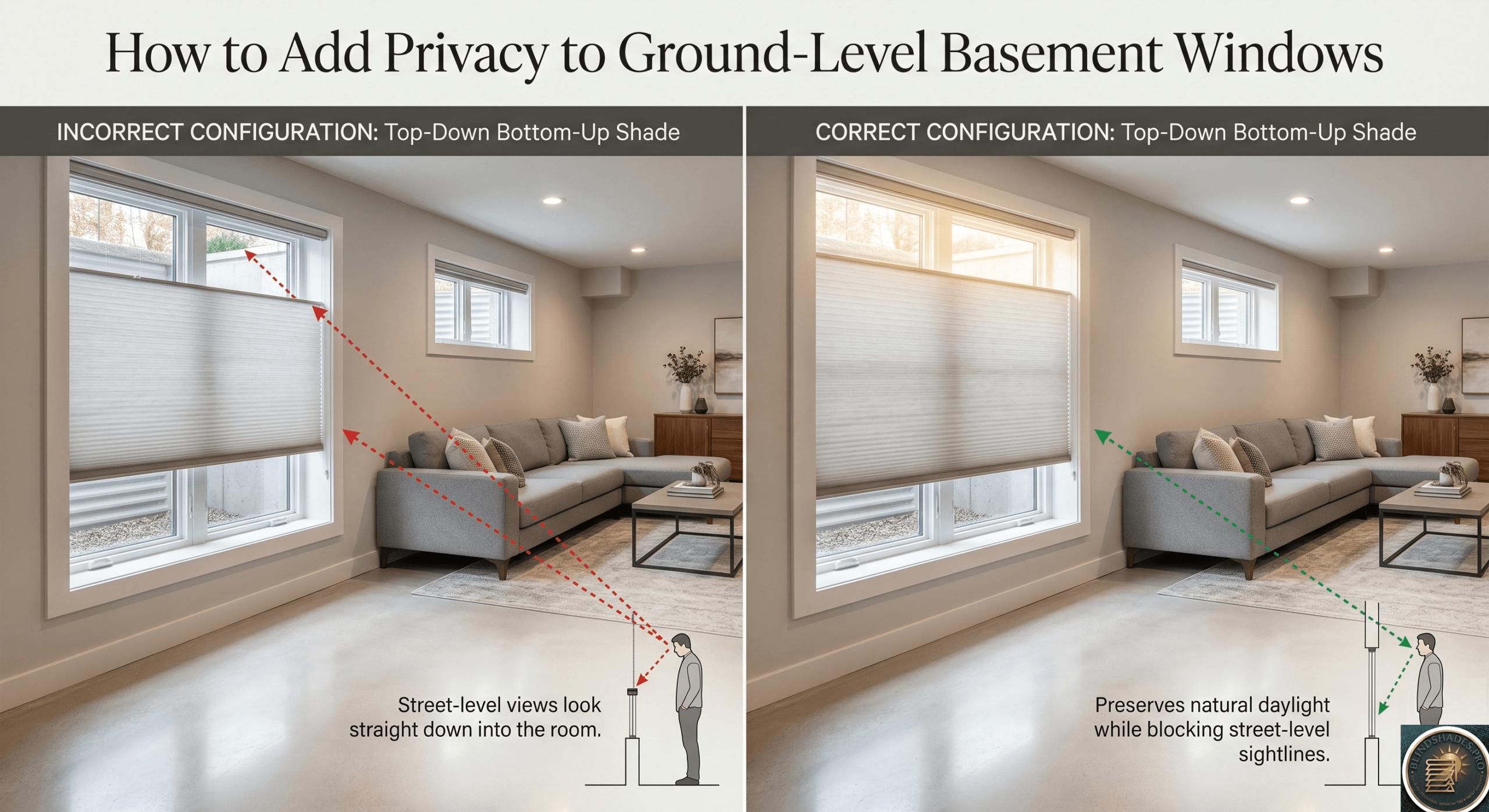How Do You Add Privacy to Ground-Level Basement Windows