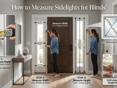How Do You Measure Sidelights for Blinds