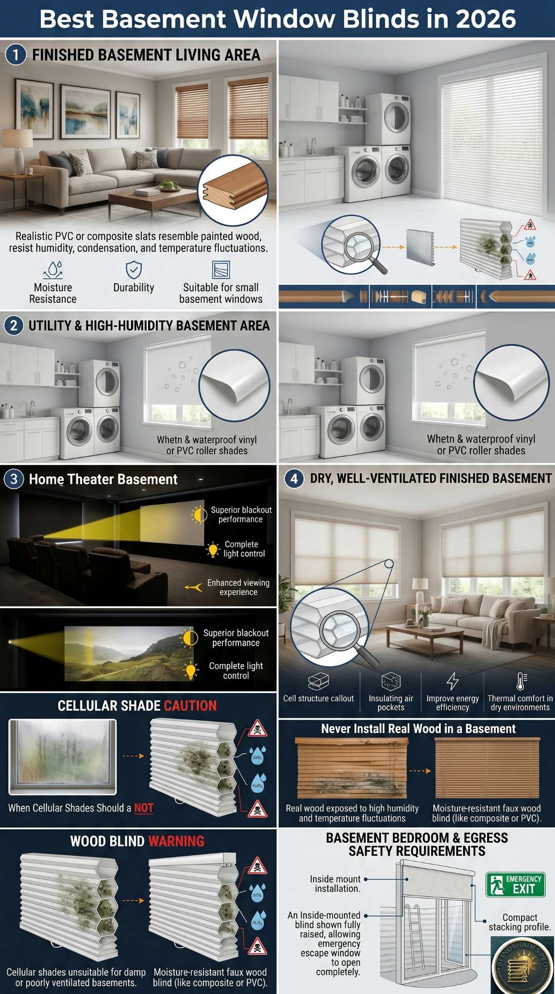 The Best Basement Window Blinds & Shades Buying Guide 2026