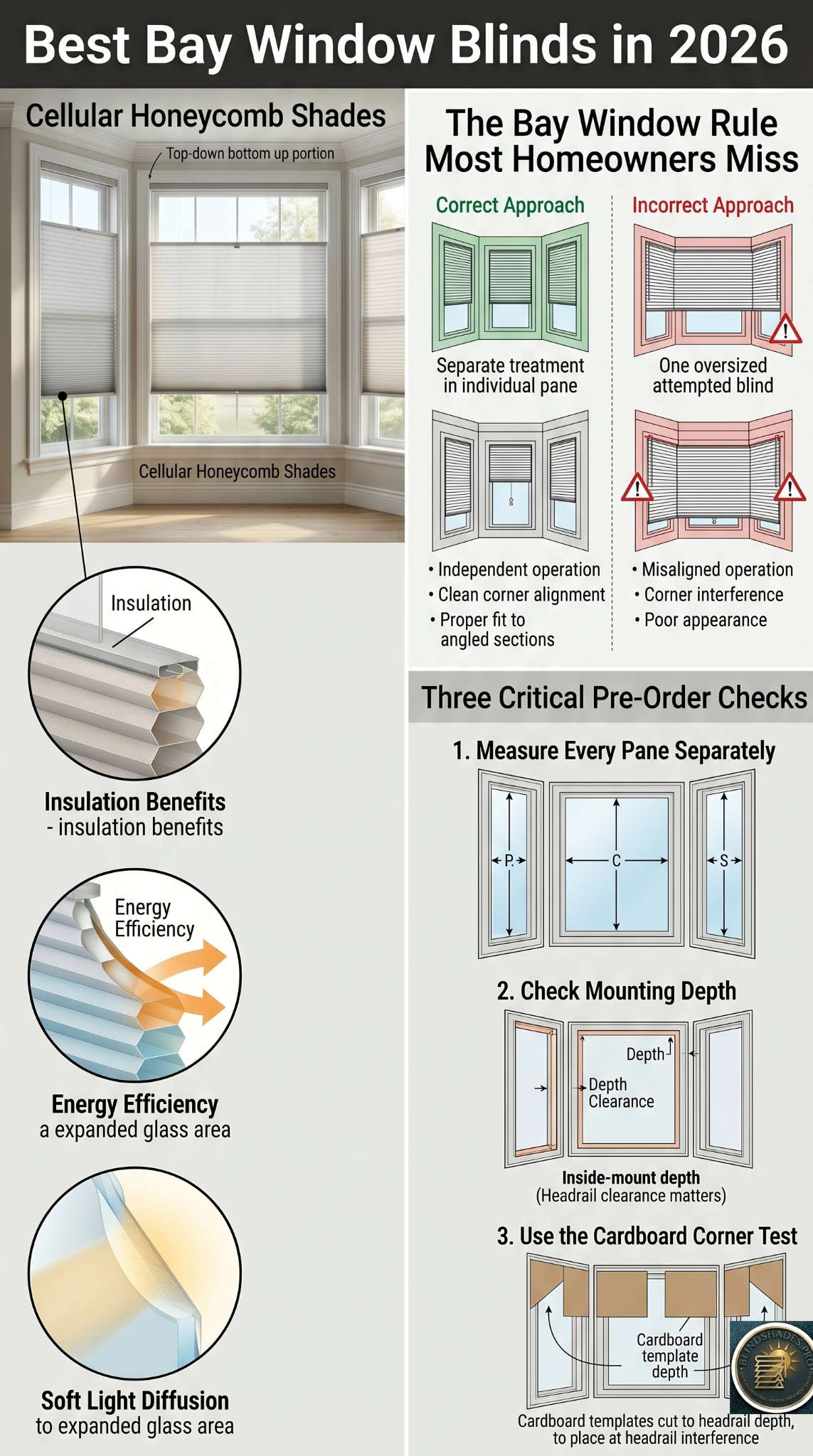 The Best Bay Window Blinds & Shades Buying Guide 2026