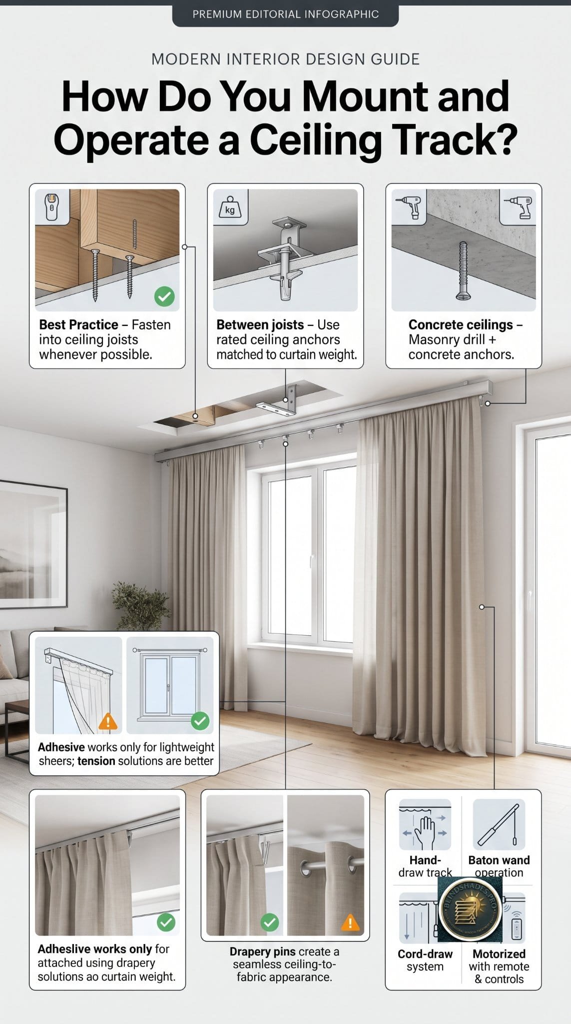 Best Ceiling Track Systems 2026: Curtain Tracks, Sorted