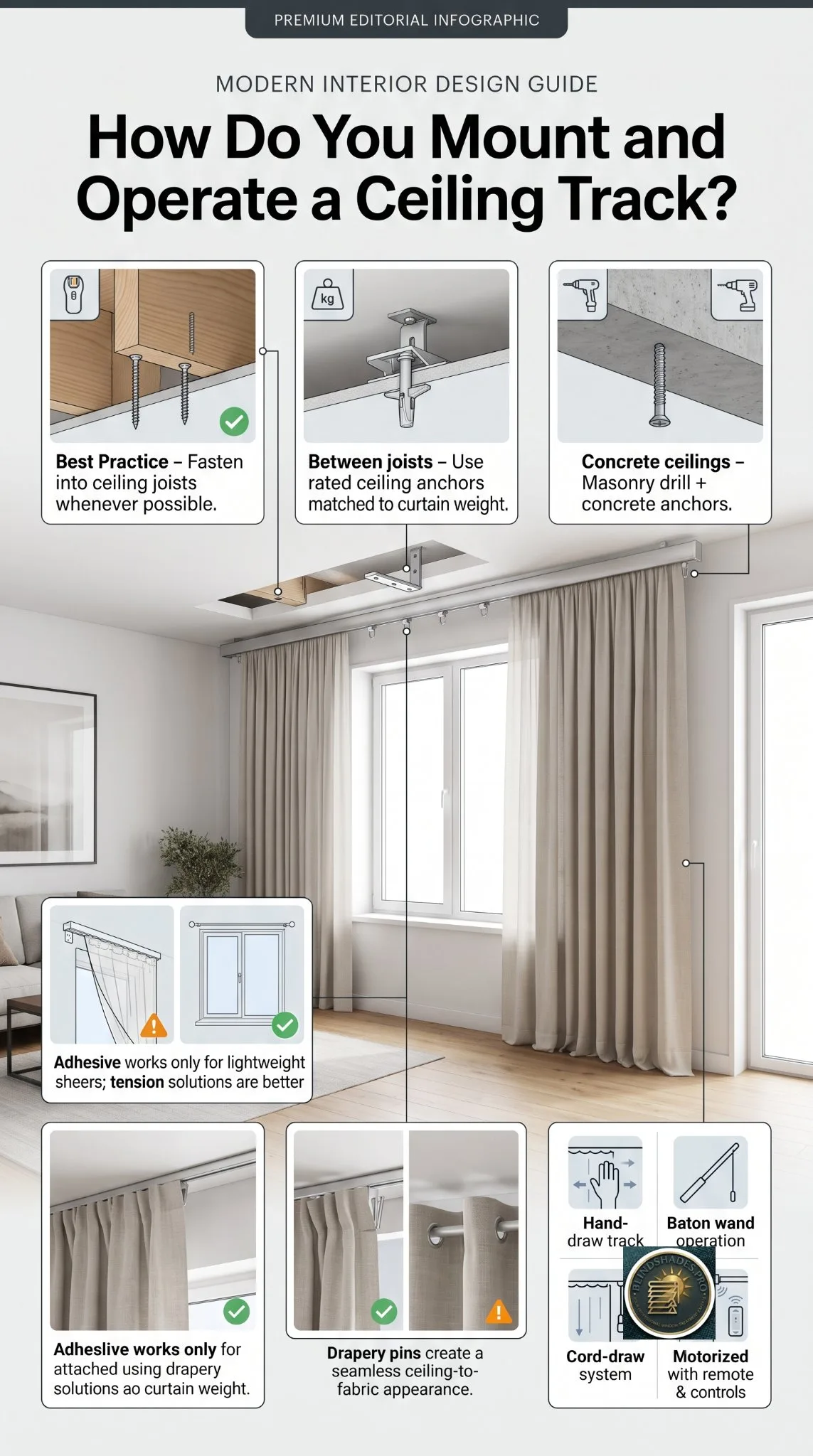 Best Ceiling Track Systems 2026: Curtain Tracks, Sorted