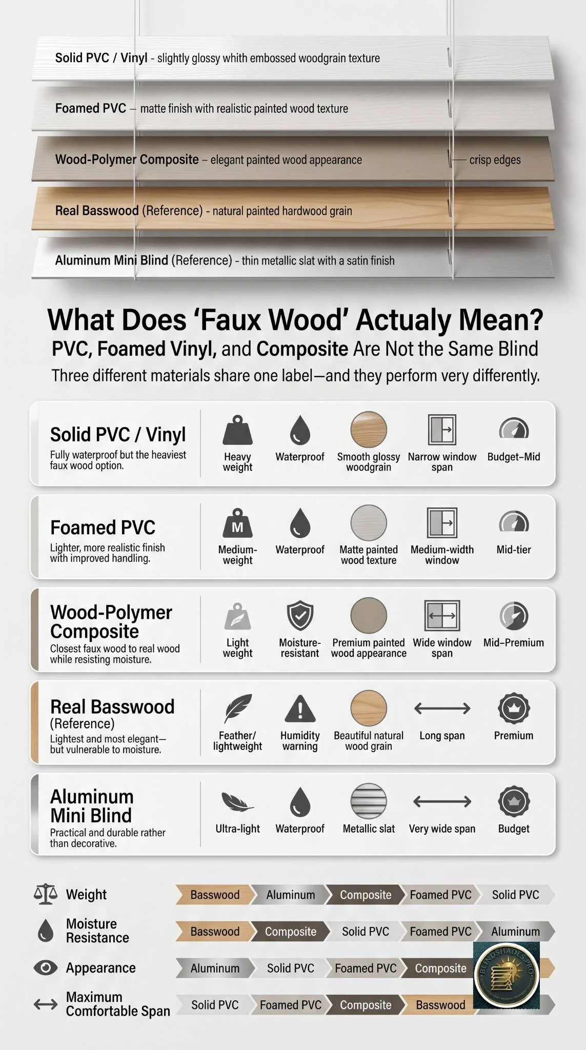 The Best Faux Wood Blinds: Water, Weight, and Width Before Brand