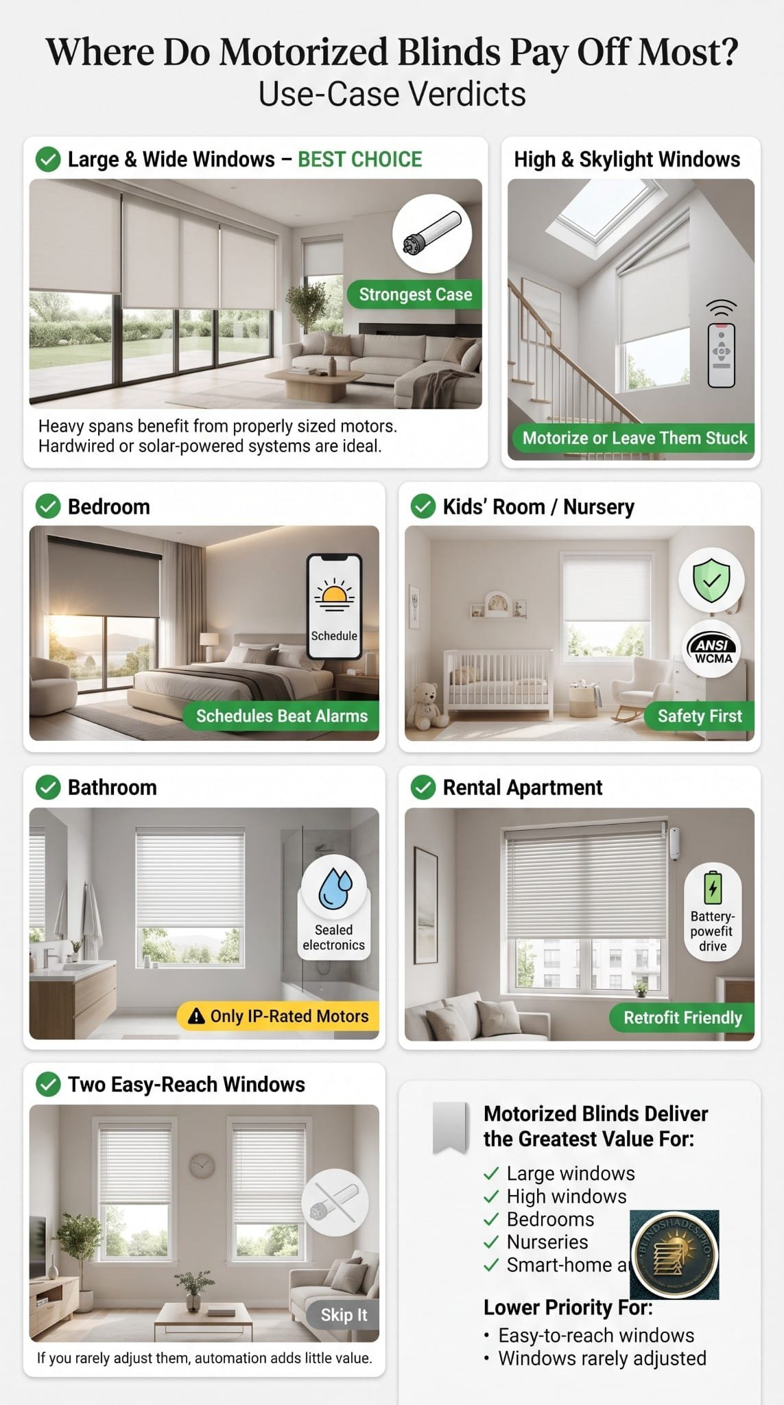 The Best Motorized & Smart Blinds: Route, Power, and Protocol Before Brand