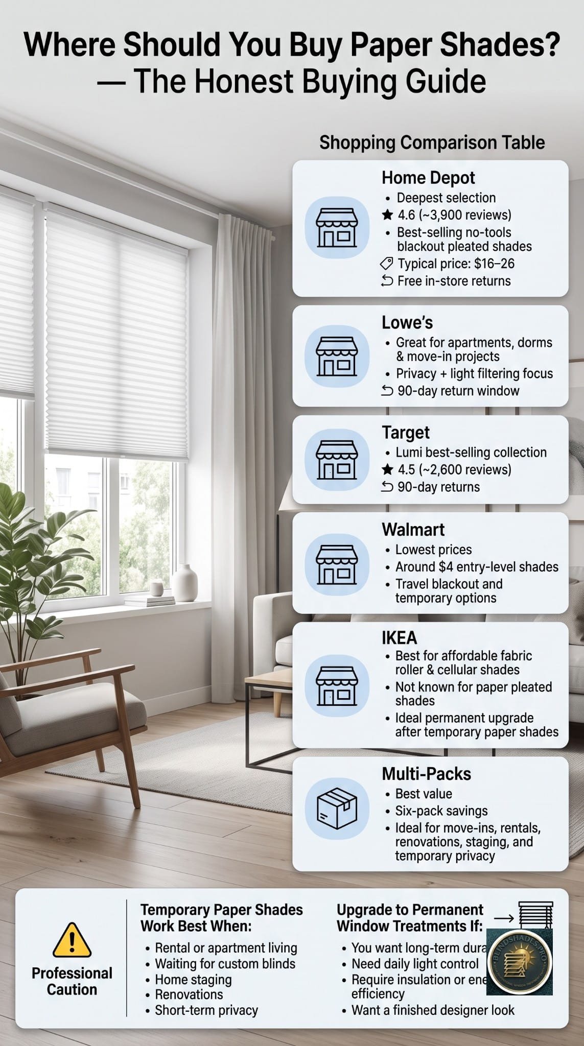 The Best Paper Blinds & Shades Buying Guide (2026)